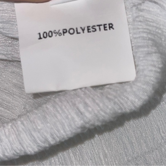 Vibrant Solid Textured Button Front Blouse size Large Drop Shoulder  Cover Up - Picture 8 of 11